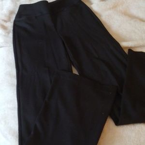 Xs wide leg black pants